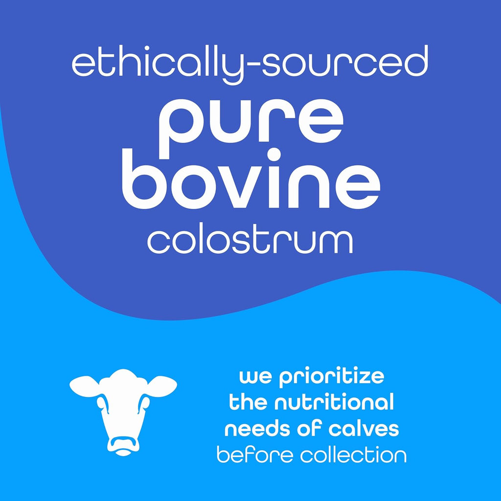 Zena Nutrition Bovine Colostrum Powder Supplement, 1000mg Pure Colostrum, Supports Immune and Digestive Health, Promotes Gut Health, Keto, Gluten Free, Fat Free, Grass Fed, Unflavored, 30 Servings