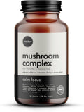 Organic Mushroom Supplement with Cognitive Nootropic Mushroom Blend - Lion’s Mane, Cordyceps, Reishi, Chaga, Maitake + Amatea Max, Rhodiolife Rhodiola Rosea, L-Theanine + B-Vitamins, 30-Day Supply