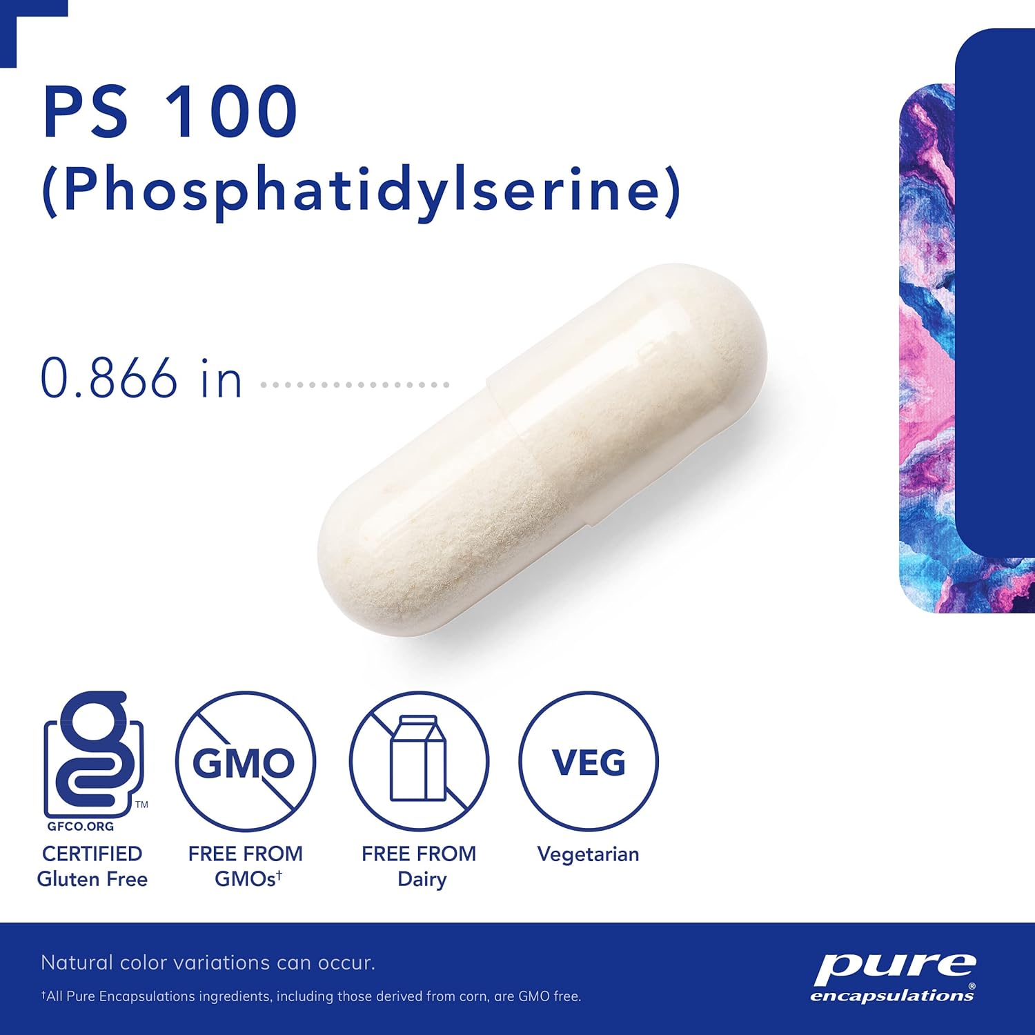 Pure Encapsulations PS 100 | Phosphatidylserine Amino Acid Supplement for Brain and Memory* | 60 Capsules