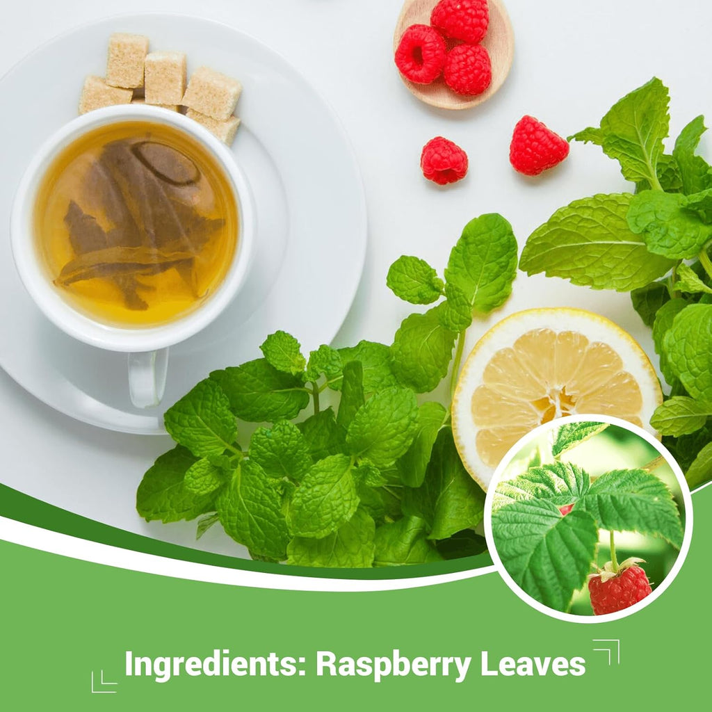 Raspberry Leaf Herbal Tea - 100 Teabags