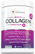 Multi Collagen Peptides Powder for Women - Hydrolyzed Unflavored Collagen Powder for Women with Types I II III V & X Plus Vitamin C & Hyaluronic Acid for Beautiful Hair Skin and Nails - 30 Servings
