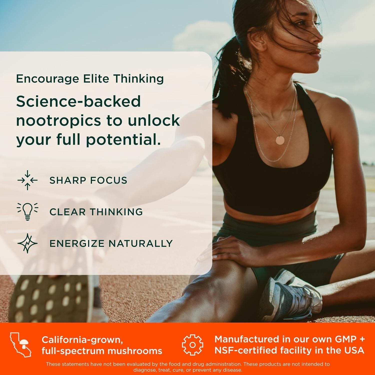 Genius Consciousness, Super Nootropic Brain Supplement Powder, Mango - Boost Focus, Cognitive Function, Concentration & Memory Booster - Alpha GPC & Lions Mane Mushroom for Neuro Energy & IQ