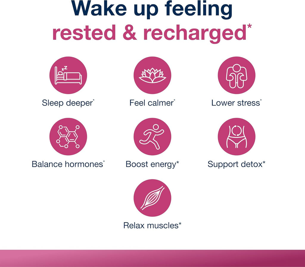 Metagenics HerWellness Recharge Overnight - Women's Sleep Support Supplement with Magnesium, Holy Basil, Vitamins & Zinc* - Aids Calm & Relaxation* - 60 Tablets