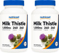 Nutricost Milk Thistle 1,000mg Equivalent, 240 Capsules (2 Pack) - 250mg of 4:1 Extract - Vegan, Non-GMO and Gluten Free