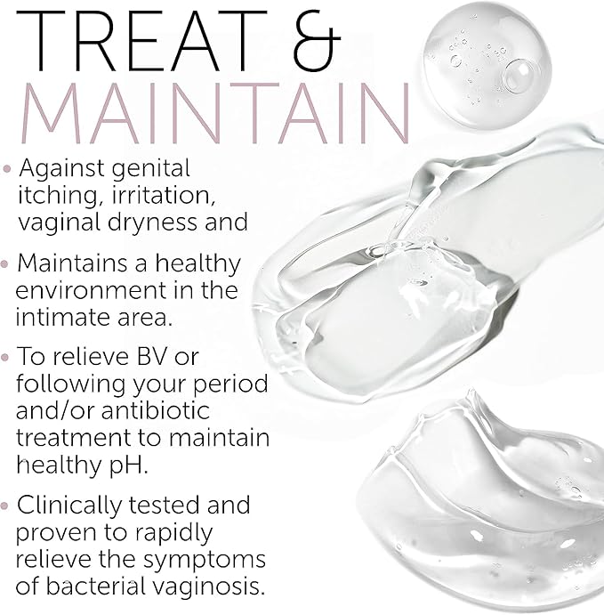 Bacterial Vaginosis Treatment | BV Treatment For Women | Natural Homeopathic Pre-Filled Vaginal Applicators for Odor, Itching, BV, and Vaginal Microbiota Imbalance (20 Pre Filled Applicators)