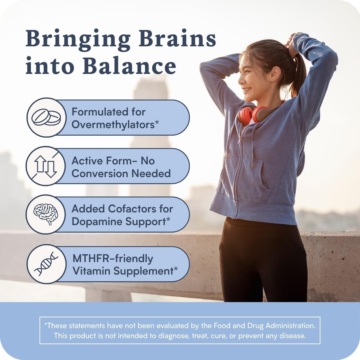 Accentrate Neuro X - Complete Vitamin B Complex | Active Multivitamin w/L-Methylfolate (5-MTHF), Adenosylcobalamin (B12), Pyridoxal-5'-Phosphate (P5P) | Brain Health | MTHFR Supplement | 30 Tablets