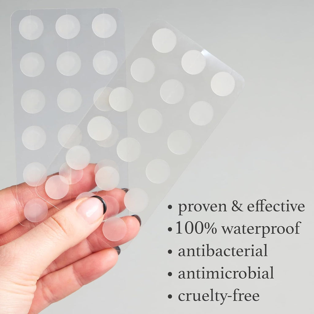 Julep Patch Me Up Waterproof Pimple Patches for Face – 72 Hydrocolloid Clear Acne Patches with Tea Tree Oil, Ultra-Thin Acne Stickers, Reduces Blemishes & Scarring – 48 8mm & 24 12mm Patches