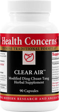 Health Concerns Clear Air - Lung Health & Respiratory Support Supplement - Marshmallow, Apricot, Bitter Orange, Garlic, Skullcap & More - Increases Oxygen Capacity & Reduces Mucus - 90 Capsules