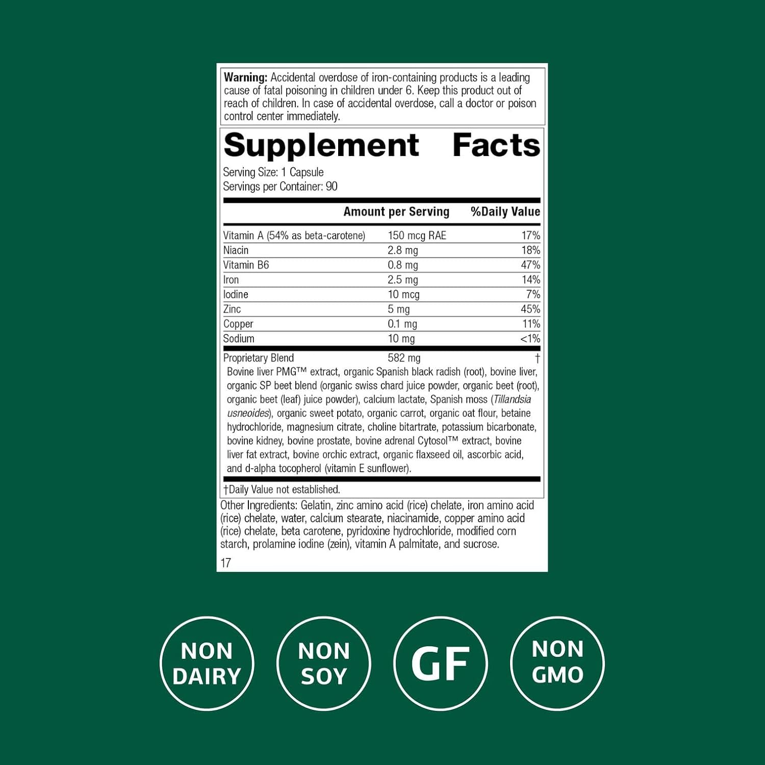 Standard Process Livaplex - Whole Food Bowel, Digestion and Digestive Health, Liver Health and Gallbladder Support with Spanish Black Radish, Betaine Hydrochloride, and Organic Carrot - 90 Capsules