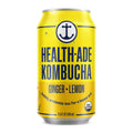 Health-Ade Ginger-Lemon Kombucha, Organic Drink, 12-Pack (11.5 Fl Oz Cans) - Fermented Tea with Probiotics, Detoxifying Acids, Supports Gut Health - Non-GMO, Vegan, Gluten-Free