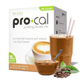 R-Kane Nutritionals Pro-Cal Pudding/Shake Mix, Low Calorie Protein Shake Powder, Meal Replacement Shakes, Mocha-Flavored Boost Drink, 15g Protein, 7 Packets per Box