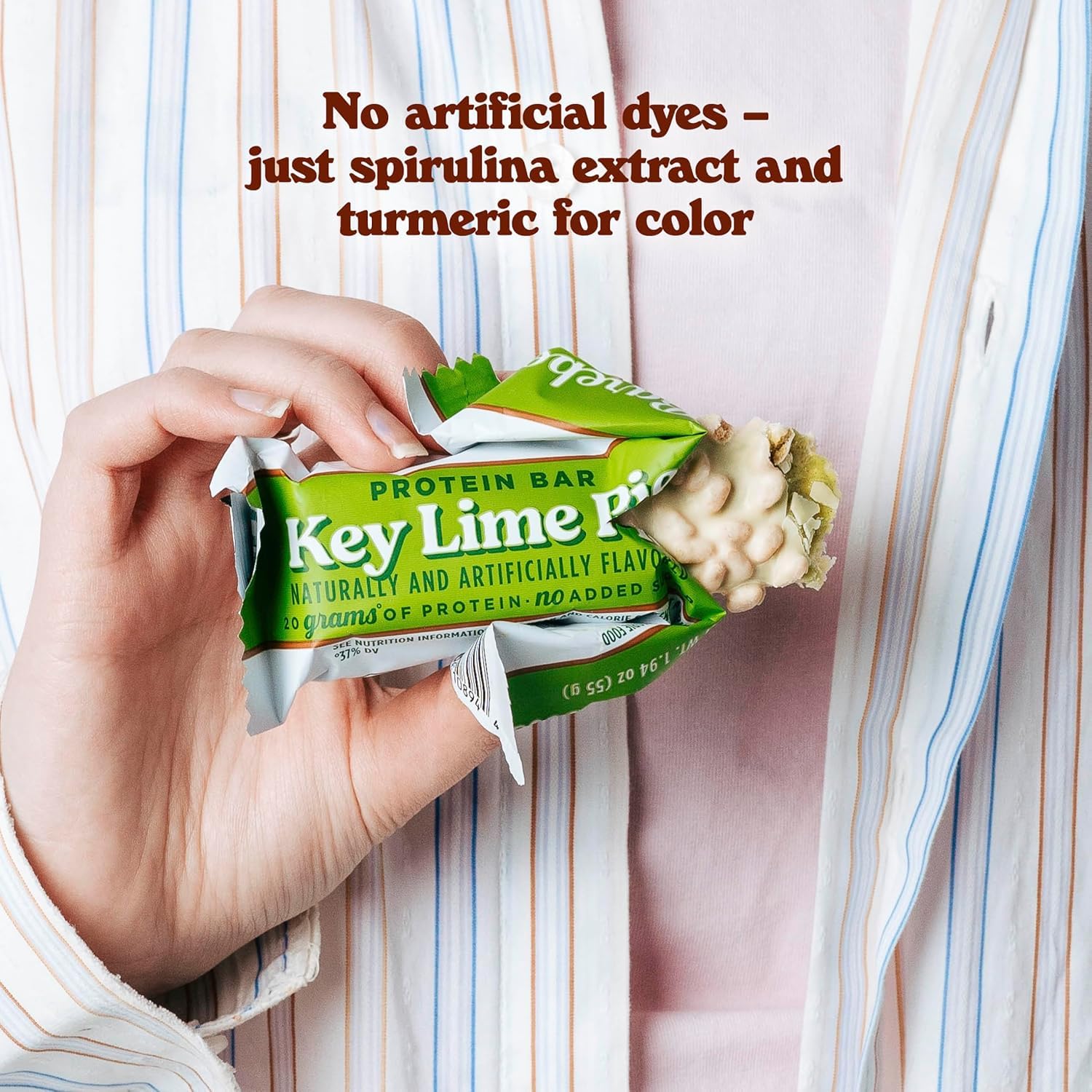 Barebells Protein Bars Key Lime Pie - 12 bars, 20g High Protein Treats - White Chocolate Nutrition Bar with 1g Total Sugars - On-The-Go Breakfast or Post-Workout Snack
