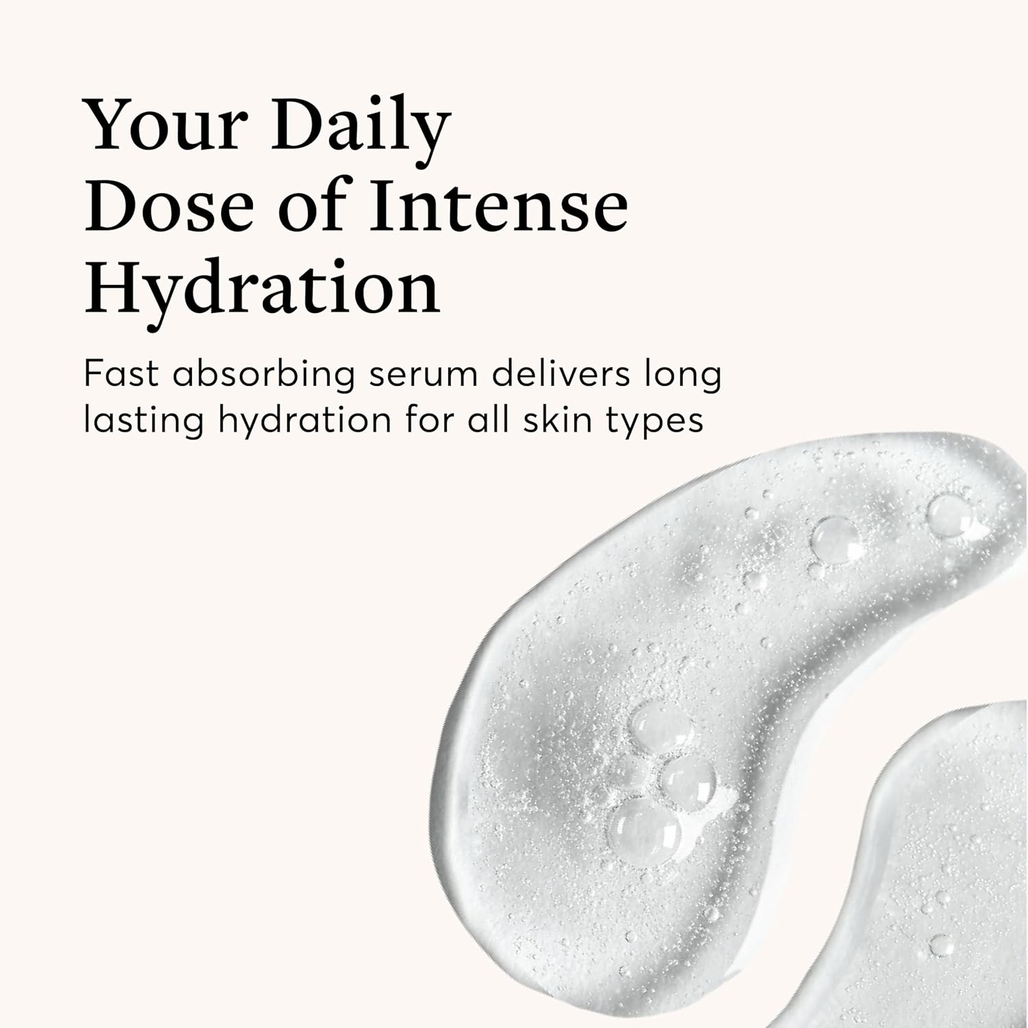 Hyaluronic Acid Serum for Face (1 Fl Oz) Gel Serum for Face, Hydrate, Plump, Brighten, Tone and Smooth the Appearance of Wrinkles, for All Skin Types, By Silver Mirror