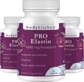 Body Kitchen Pro-Elastin 1000 mg Elastin Supplement, Reduce Signs of Aging, Improved Skin Health, Firmness & Elasticity, Fewer Wrinkles, Veggie Caps (Pack of 3)