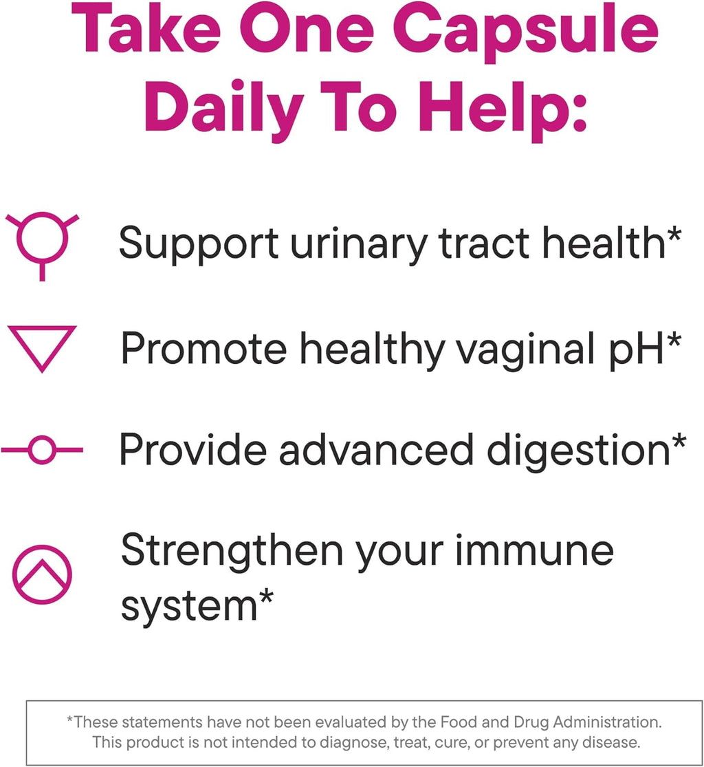 Nouri Daily Women’s Probiotic | Supports Vaginal pH, Urinary Tract, Digestive & Immune Health | 5 Clinically Studied Strains + Cranberry & Vegan Omega Oil | 30-Day Supply