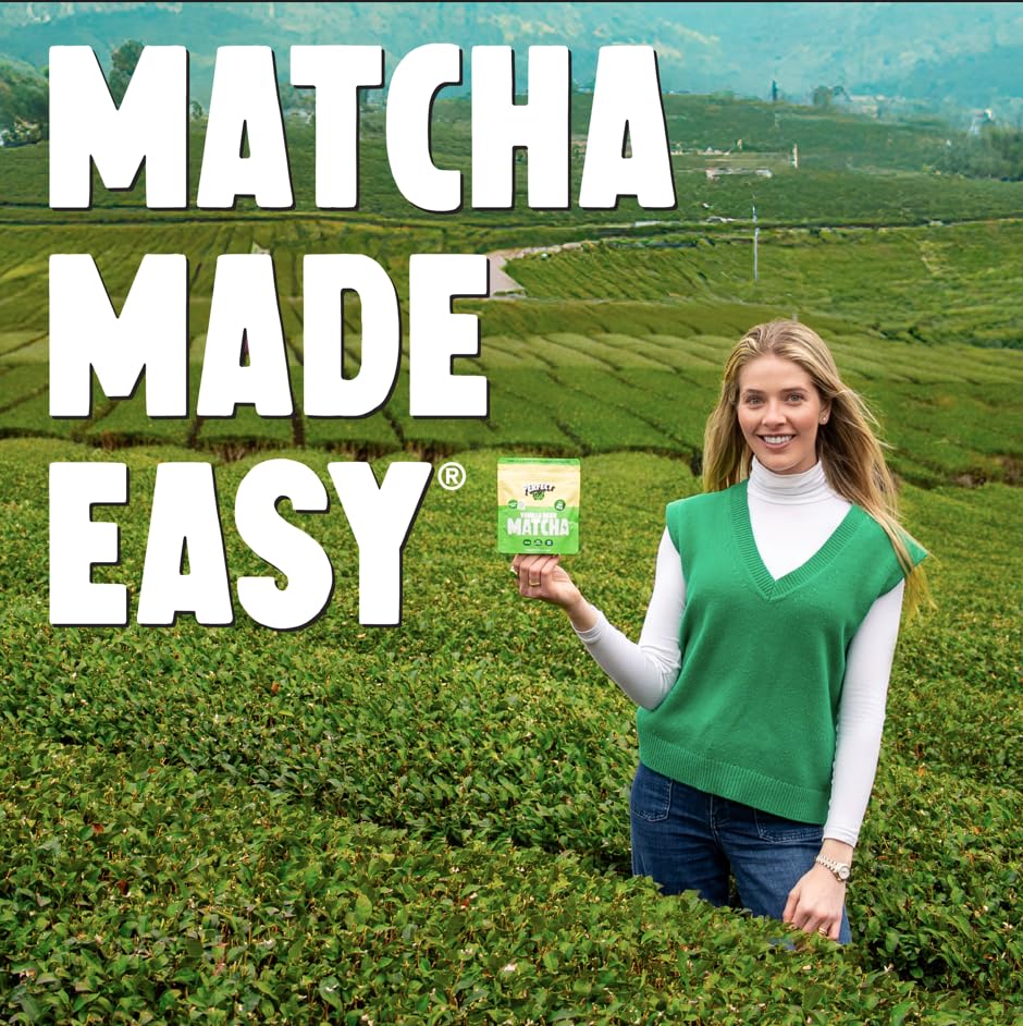 Perfect Ted Matcha Powder | Vanilla Bean Flavor 75g | Matcha Powder Ceremonial Grade | Single-Origin Uji, Japan | Matcha Green Tea Powder (30 Servings)