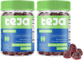 TEJA Sleep Support Gummies for Teens and Adults, 0.3mg Melatonin Chewable Gummy, Melatonin Chewable, 30 Gummies (2 Pack)