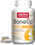 Jarrow Formulas BoneUp for Bone Density - Vitamin D3 and K2, Calcium Support, 120 Capsules, Provides Skeletal Nutrition, Up to 20 Days Supply