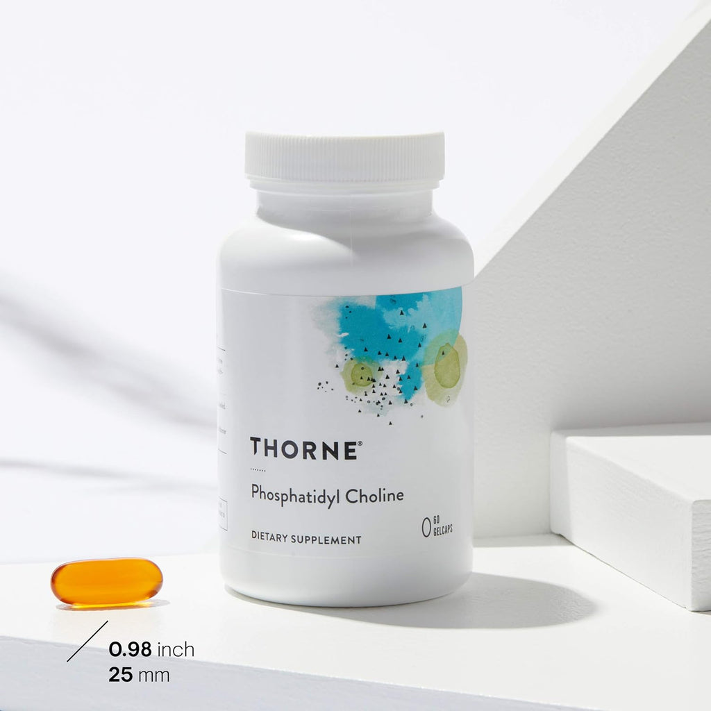 THORNE - Phosphatidyl Choline - Phospholipid Complex for Cell Membrane Support* - 60 Gelcaps