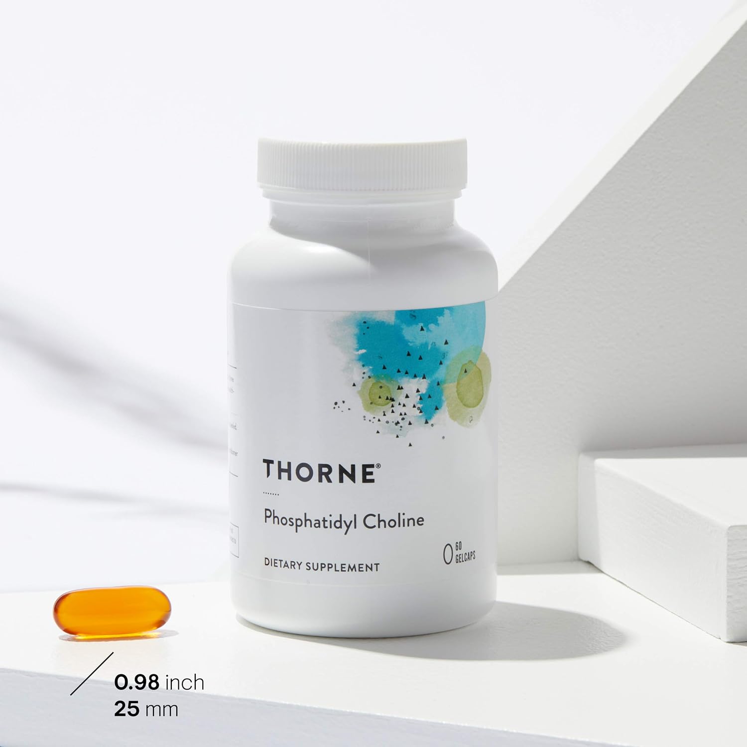 THORNE - Phosphatidyl Choline - Phospholipid Complex for Cell Membrane Support* - 60 Gelcaps
