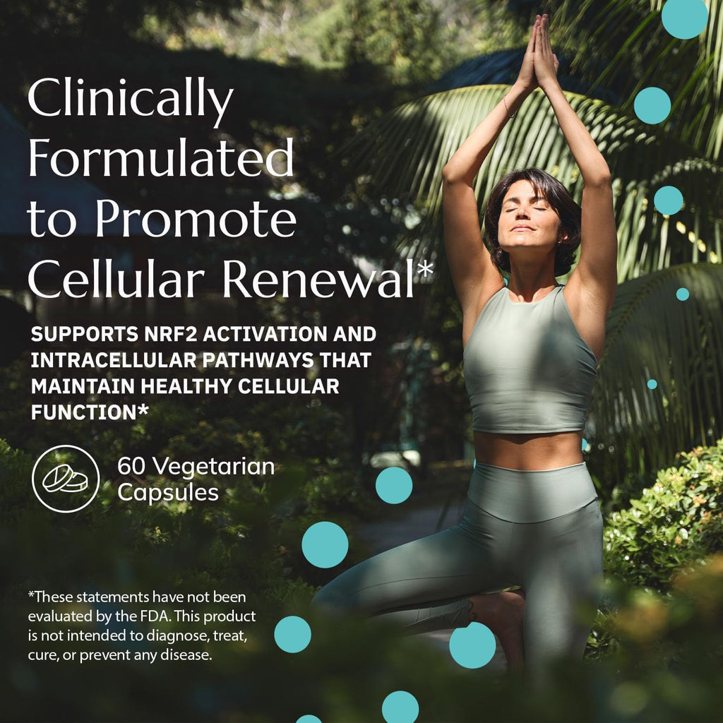 NAS Enhancer - Advanced Antioxidant & Energy Supplement – Supports Cellular Detox & Defense, Metabolic Balance & Longevity with NRF2 Activator, Turmeric, Piperine & Glutathione - 60 Veg Capsules