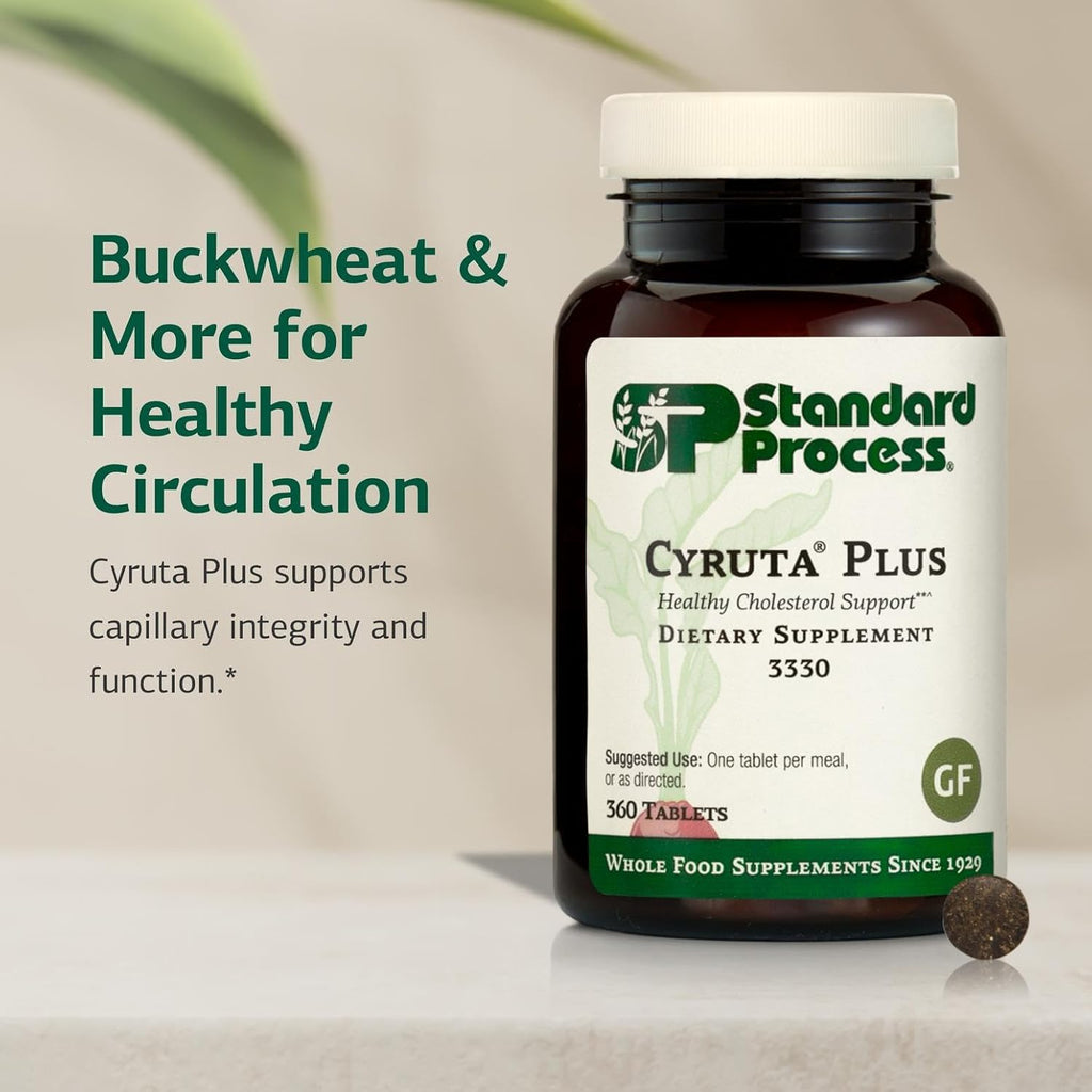 Standard Process Inc. Cyruta Plus - Whole Food Supplements, Immune Support, Heart Health with Ascorbic Acid, and Oat Flour - 360 Tablets