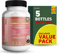 ReFirmanceMax Hair Growth Supplement, 60 Capsules, with Biotin 5000mcg, Vitamins B12, Calcium, Saw Palmetto, 30 Day Supply (5)
