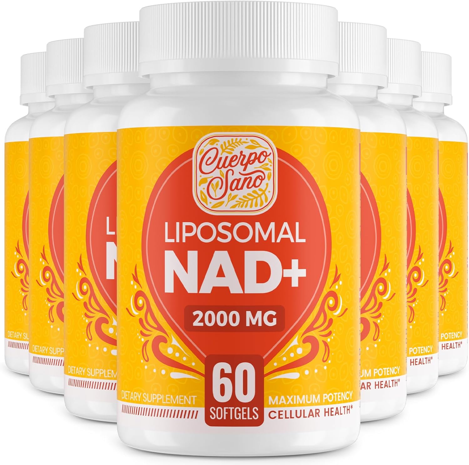 2000 MG NAD Supplement, Liposomal NAD+ with High Absorption, More Efficient Than Nicotinamide Riboside, Pure & Plus Boosting Supplement, Aging Defense, Metabolism & Cellular, 480 softgels