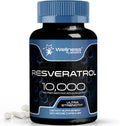 Resveratrol 120 Capsules, Resveratrol Supplement, Resveratrol 1000mg Polygonum Root, Trans Resveratrol for Healthy Aging, Heart, Brain Health Support - Vegan, Keto