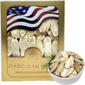 American Ginseng Slices from Wisconsin, American Wisconsin Ginseng Slices Root for Tea, Energy for Men Women Health Boosts Immunity, 多年生長大园切片 花旗參/西洋參, Larger Long Strip 1 Box of 8 Ounces