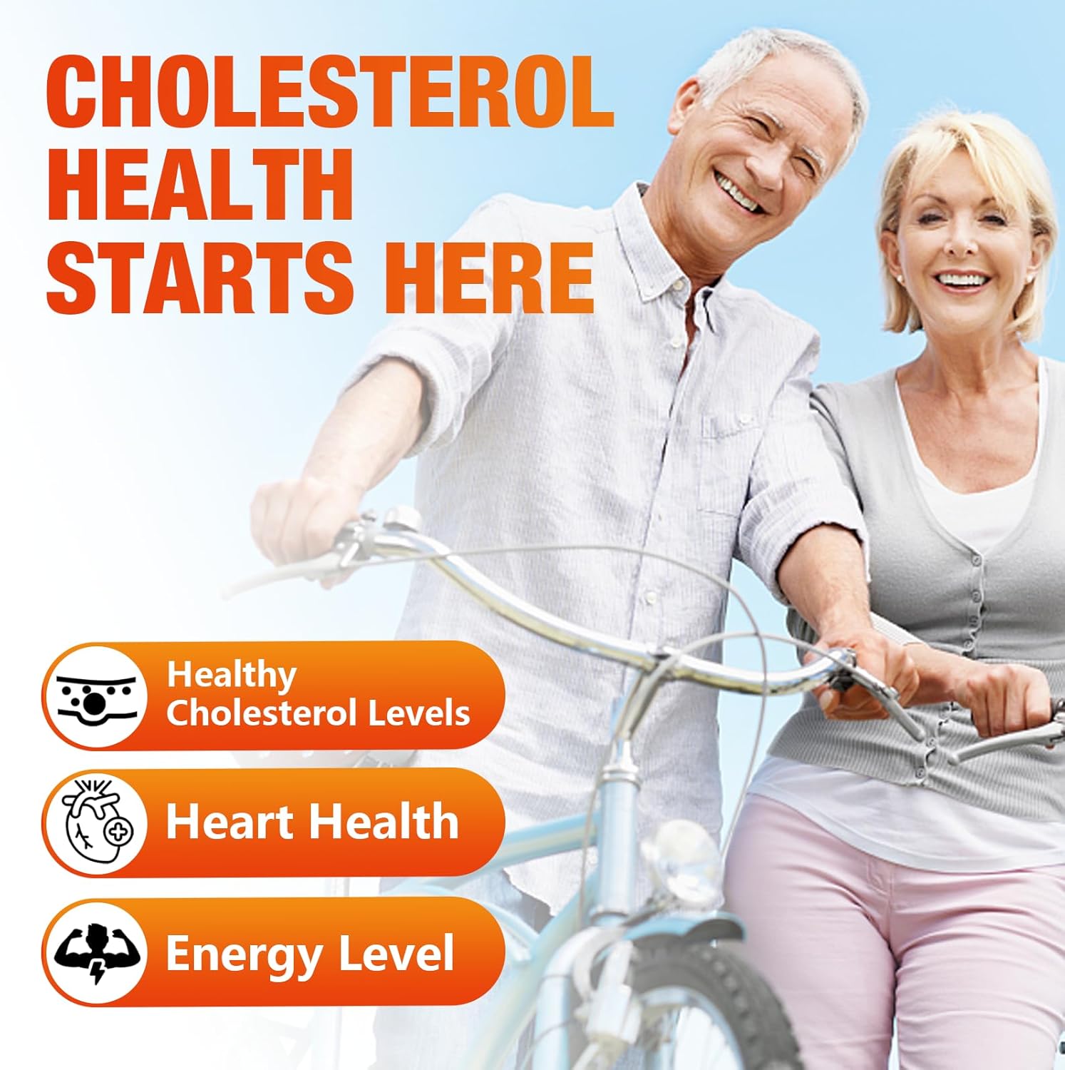2 Packs Cholesterol Support Gummies, Containing 2000 MG of Plant Sterols & Sterols, Cholesterol Complex Gummies, Support Healthy Cholesterol Levels, Energy Support, Mixed Berry Flavor, 120 Cts