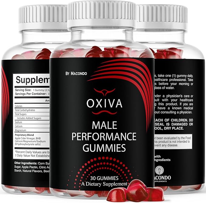 (2 Pack) Oxvia Gummies - Official Oxvia Support Formula All Natural Premium, Oxvia Supplement Gummys Daily Energy Formula for Overall Health & Wellness Reviews, 120 Gummies for 2 Months