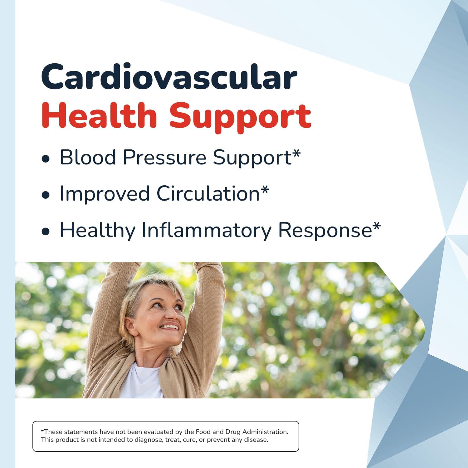 HealthyHeart Support+ 6-in-1 Heart Health Supplements with Ashwagandha, CoQ10, Beet Root, Olive Leaf, Magnesium & L-Carnitine, Made in USA, Doctor-Formulated –120 Capsules, 1 Month Supply