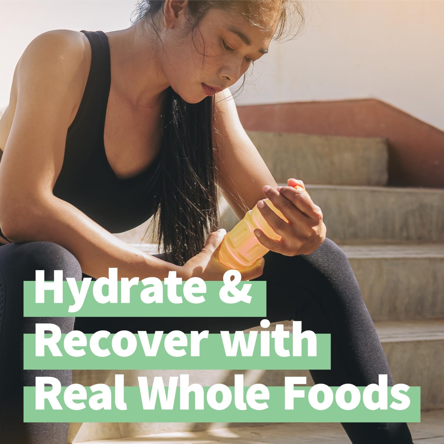Sprout Living, Colorfuel Hydration Powder Drink Mix, Organic Superfoods + Adaptogens | Hydration & Recovery, Electrolytes, Himalayan Pink Salt, Coconut Water, Lemon Citrus Flavor (15 Stick Packs)