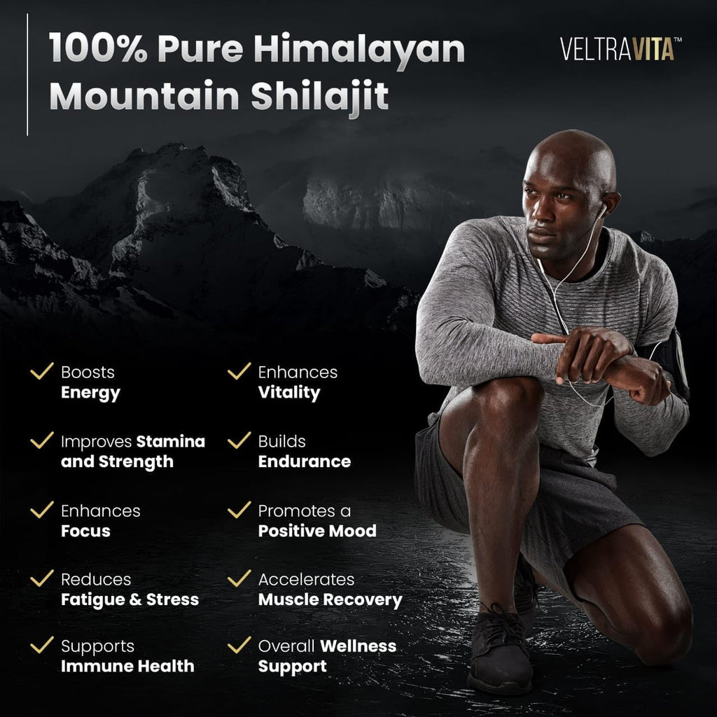 Pure Himalayan Shilajit Gummies with Ginkgo Biloba, Chaga & KSM-66 Ashwagandha | Shilajit for Men & Women |10000 mg Max Potency | 76%+ Fulvic Acid & 92+ Trace Minerals | Sugar Free