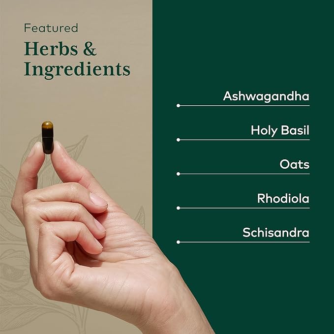 GAIA HERBS PRO Daytime HPA - Adaptogen Support Supplement - Nervous System Support Supplement with Olive Oil & Rhodiola* - Vegan, Gluten-Free, Soy-Free - 120 Liquid Phyto-Caps (60 Servings)