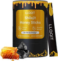 Pure of Himalayan of Shilajit of Honey Sticks with Organic & Saffron, 85+ Trace Minerals, 75%+ Fulvic Acid, 30 Count | Natural Energy & Immunity Booster | Easy Single-Use Packets