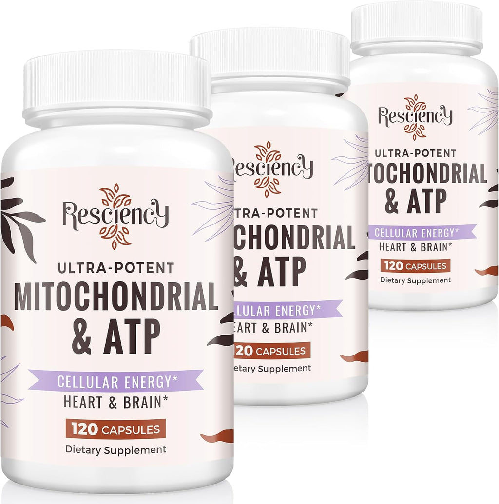 2326 MG Mitochondrial Supplements with ATP, Vitamins, CoQ10 & PQQ, More Effective Than Creatine HMB & Nitric Oxide, Energy, Endurance, Strength, Recovery & Muscle, Organic, 360 Capsules