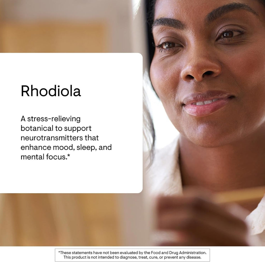 THORNE - Rhodiola - Botanical Supplement for Stress Relief - Enhances Sleep and Mental Focus* - 60 Capsules