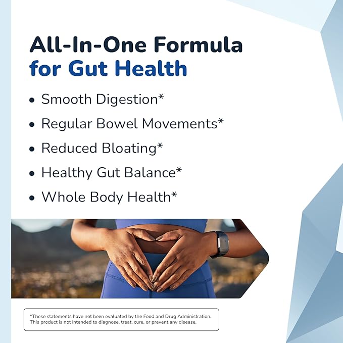 Healthy Gut Restore - Gut Health Supplements, Prebiotic and Probiotics for Digestive Health, Immune Support, Bloating Relief, Digestive Enzyme for Women & Men, Made in USA - 60 Caps, 2 Month Supply