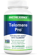 Telomere Pro | Supports Cellular Health, Energy Production, and Healthy Aging | Formulated with Vitamin D3, Rhodiola and Astragalus | Natural Telomerase Supplement, 30 Servings