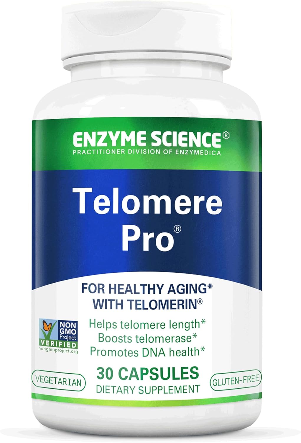 Telomere Pro | Supports Cellular Health, Energy Production, and Healthy Aging | Formulated with Vitamin D3, Rhodiola and Astragalus | Natural Telomerase Supplement, 30 Servings