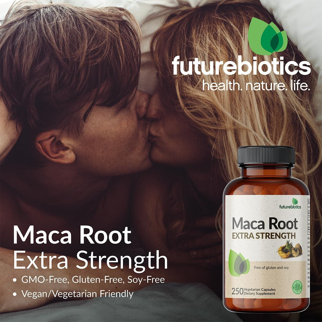 Futurebiotics Maca Root Extra Strength Supports Energy, Stamina & Reproductive Health, Non-GMO, 120 Vegetarian Capsules