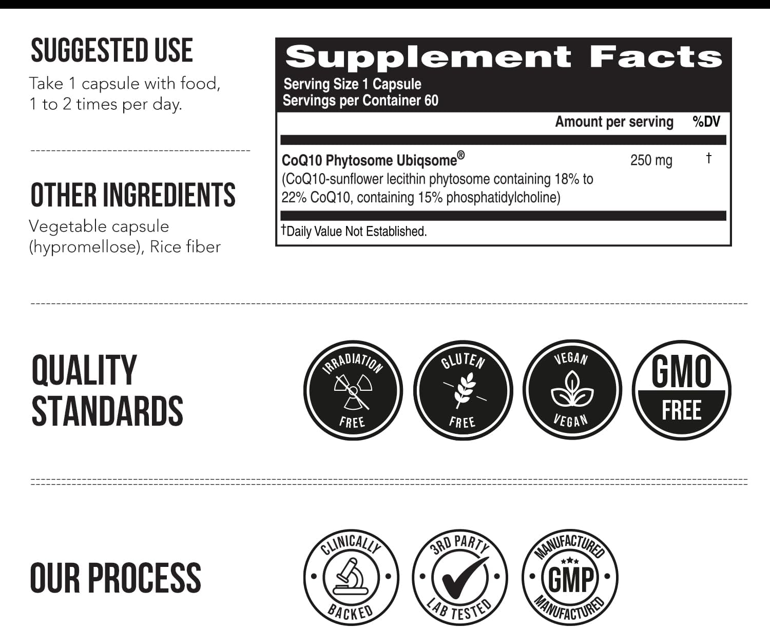 SoActive CoQ10® 250 mg: CoQ10 Phytosome with up to 9X Higher Absorption - Proven Cellular Delivery - Supports Cellular Energy Production (60 Capsules)