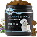 Calming Chews for Dogs – Calming Treats for Anxiety, Stress, Separation, Travel & Thunder, Non-Drowsy Alternative to Melatonin, Calm & Focus with Chamomile & Ashwagandha, Chicken Flavor, 90Ct