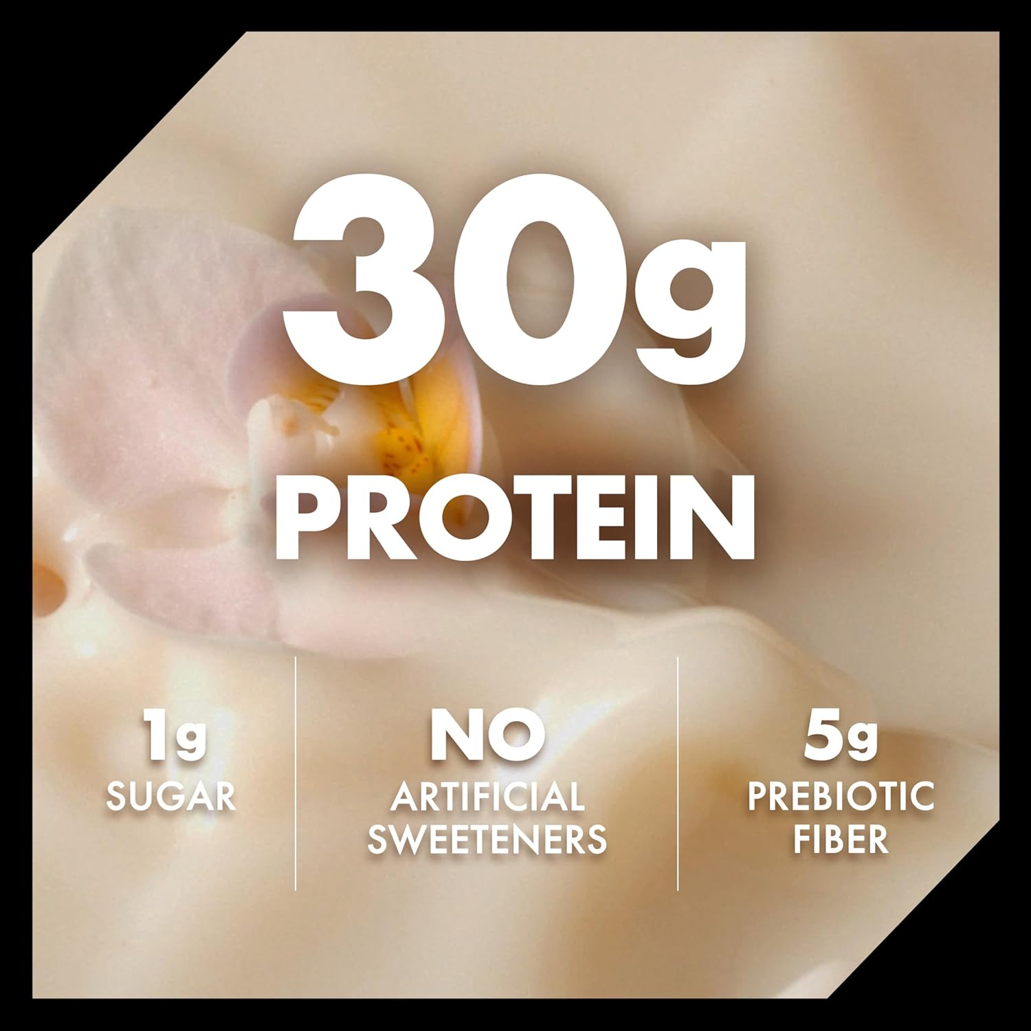 Oikos Protein Shake, Vanilla, 30g Protein, Shelf Stable Protein Drink with 5g Prebiotic Fiber, 12 fl oz Bottle, 12 Count