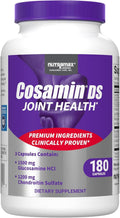 Nutramax Laboratories Cosamin® DS Joint Health Supplement with Glucosamine & Chondroitin for Adult Men & Women, Joint Supplement, 180 Capsules