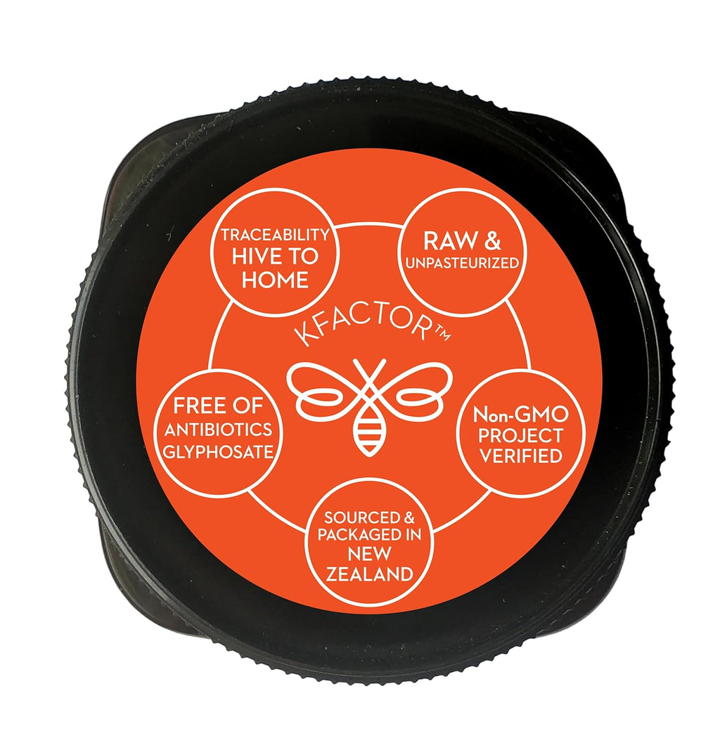 Wedderspoon Raw Premium Unpasteurized Manuka Honey, KFactor 16, 8.8 Oz