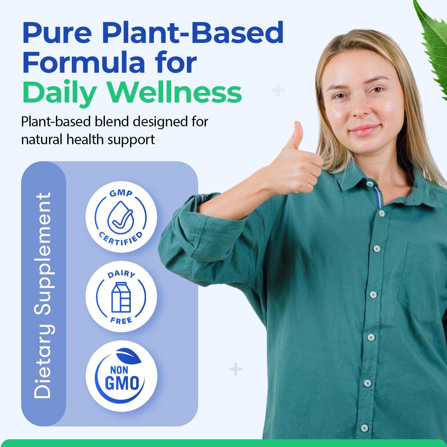 Blood Sugar Support Supplement – 60 Vegan Capsules | Herbal Supplement with Moringa, Cinnamon, Ginger, Neem & Fenugreek | Plant-Based Wellness Supplement - Serving: 2 Capsules/Day