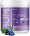 RAW Essential Pre-Workout Powder (Grape) - Chris Bumstead Sports Nutrition Supplement for Men & Women - Preworkout Energy Powder with Caffeine, L-Citrulline, L-Tyrosine, & Beta Alanine Blend